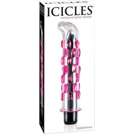 icicles numéro 19 vibromasseur en verre soufflé à la main