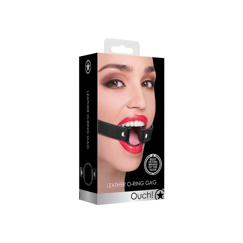 bâillon bague o - noir