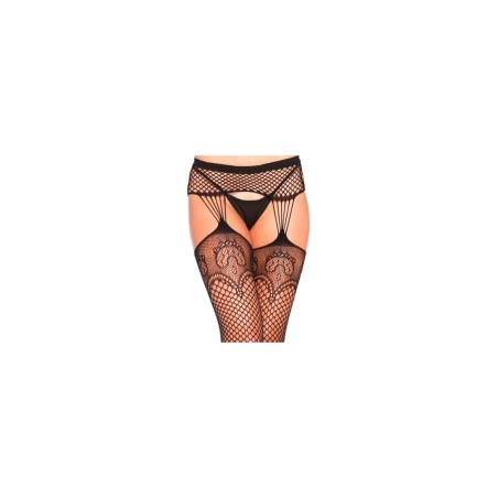 bas garterbelt leg avenue maille