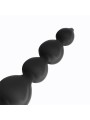 Chaine boules anales clyde en silicone noir
