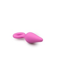 plug pointy silicone rose - petit