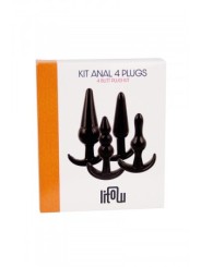 kit d'entrainement anal 4 plugs - litolu