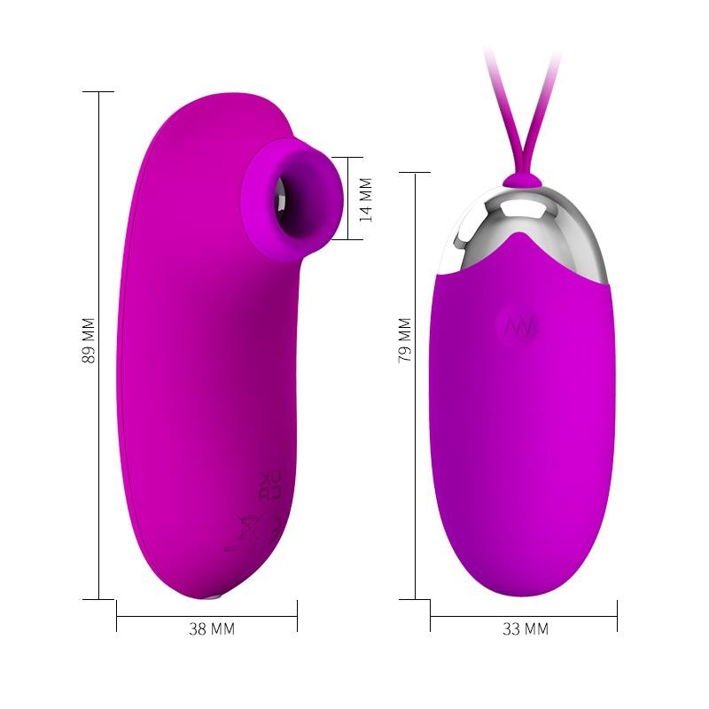 Orthus jeu oeuf vibrant et aspire clitoris
