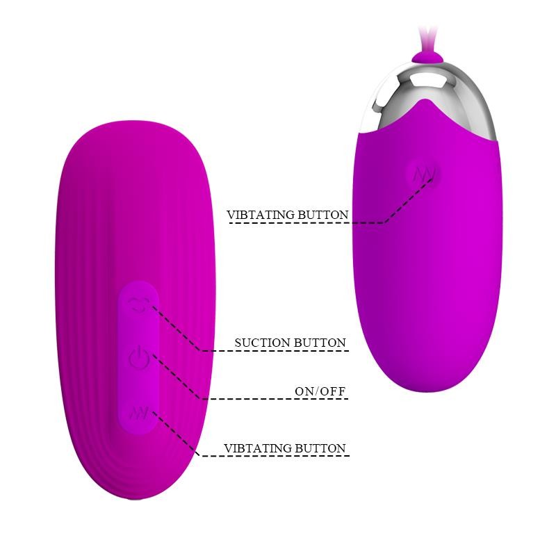 Orthus jeu oeuf vibrant et aspire clitoris