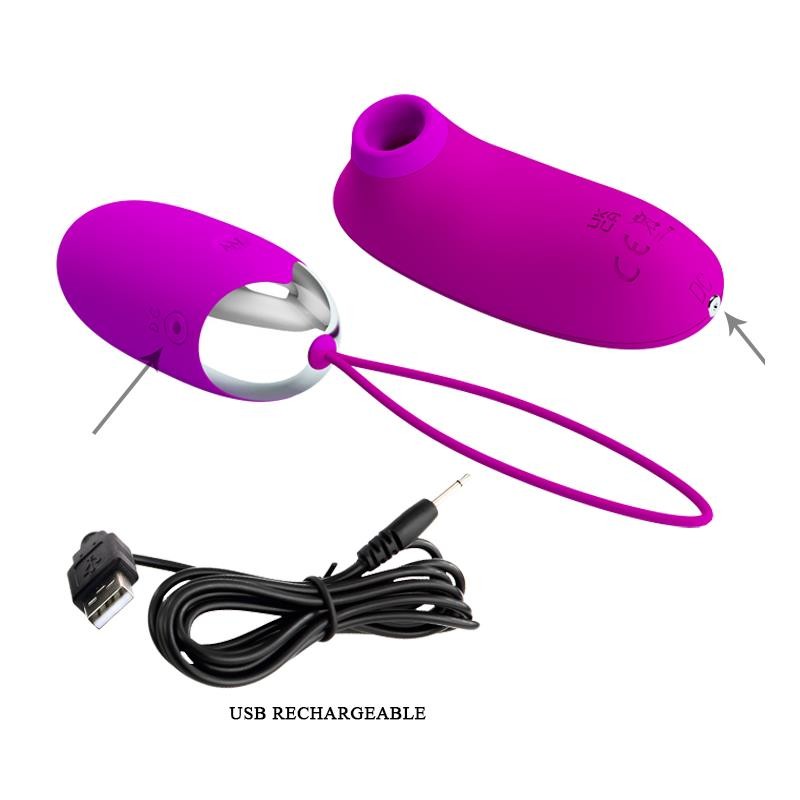 Orthus jeu oeuf vibrant et aspire clitoris