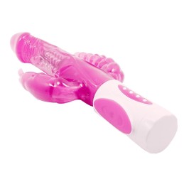 vibromasseur bunny triple avec rotation baile