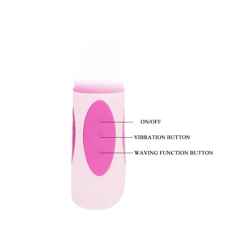 vibromasseur bunny triple avec rotation baile