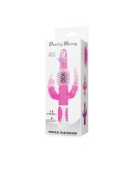 vibromasseur bunny triple avec rotation baile