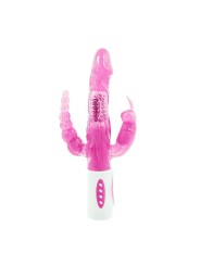 vibromasseur bunny triple avec rotation baile