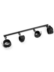 Barre rigide démontable de separation poignées chevilles