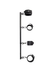 Barre rigide démontable de separation poignées chevilles