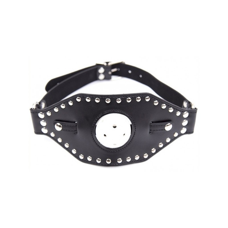Baillon Boule avec Bandeau FLAT GAG Simili