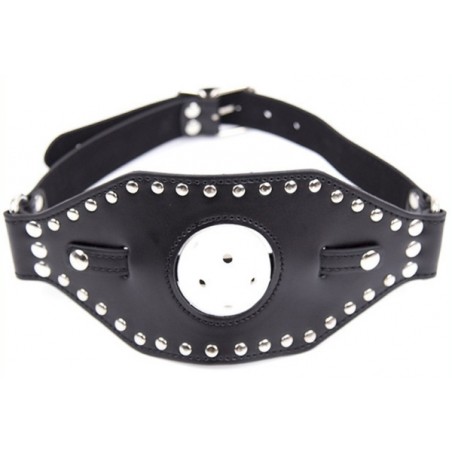 Baillon Boule avec Bandeau FLAT GAG Simili