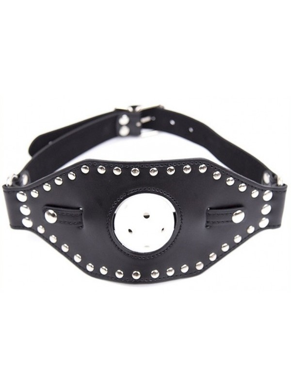 Baillon Boule avec Bandeau FLAT GAG Simili