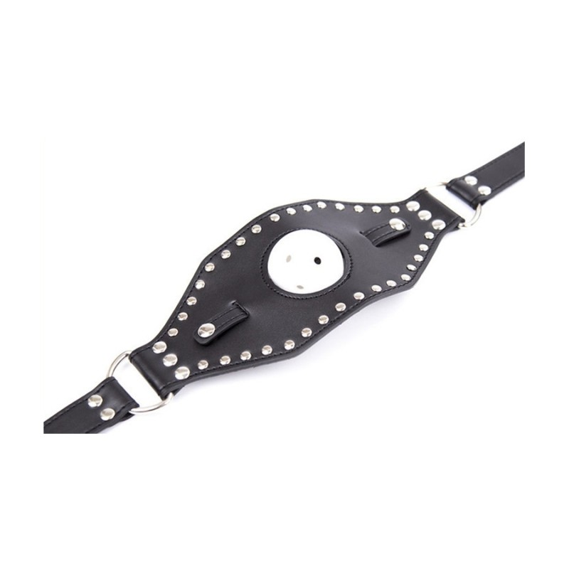 Baillon Boule avec Bandeau FLAT GAG Simili