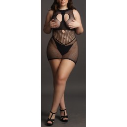 Robe Grande Taille DUO NET OPEN CUP - Noir XXL-5XL
