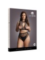 Ensemble résille Grande Taille Alya - Noir XL-4XL