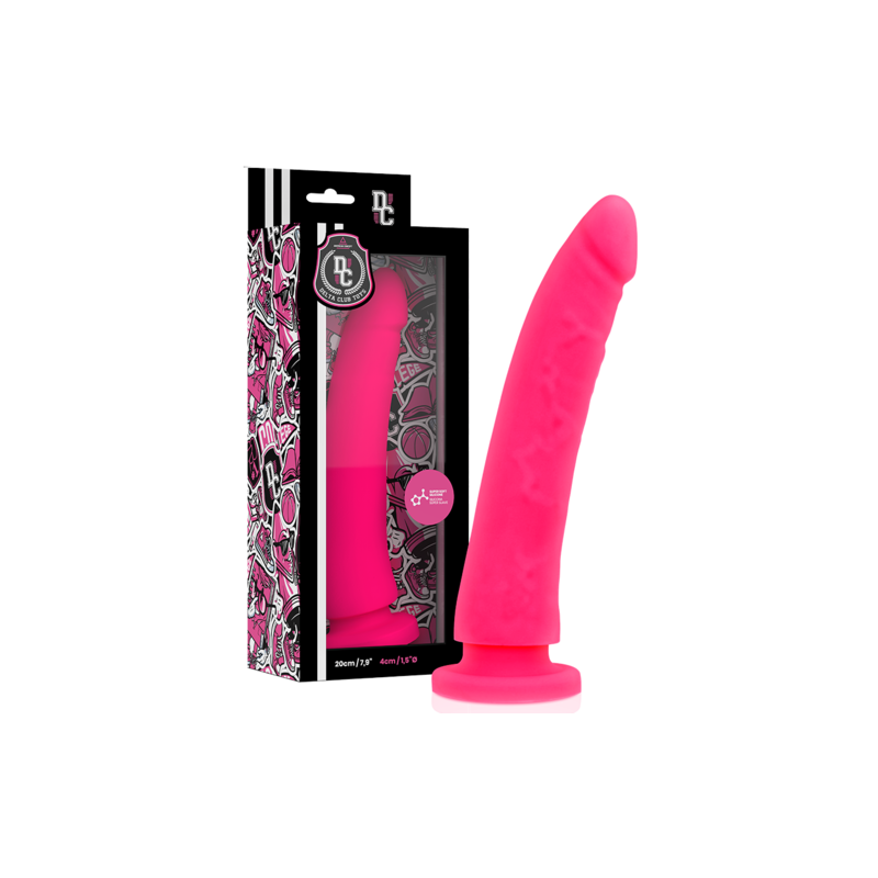 gode silicone rose 20x4cm Delta Club