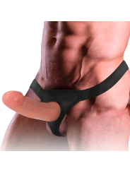 intense - harnais creux avec gode 16 x 3 cm