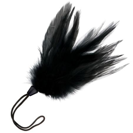 plume stimulante noir darkness 17cm