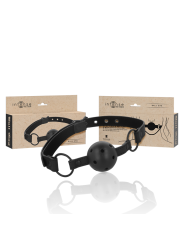 fetish intense - baillon perforé en cuir vegan