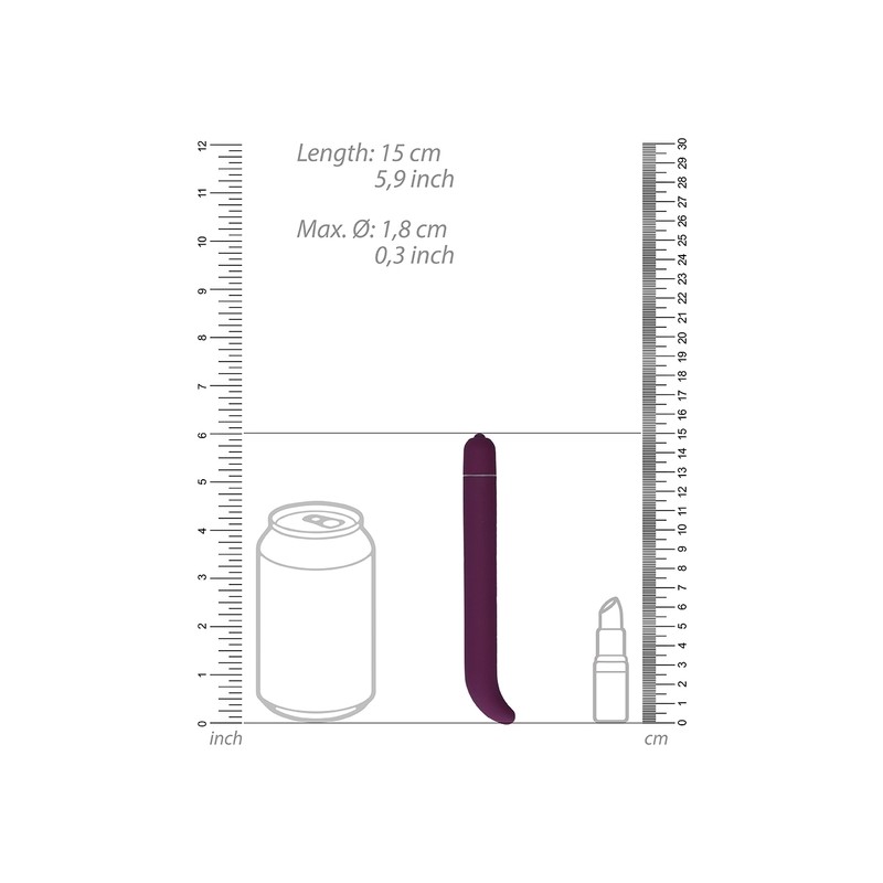 vibro point-g violet shotstoys