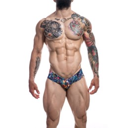 cut4men - slip tanga tatoo multicolor M
