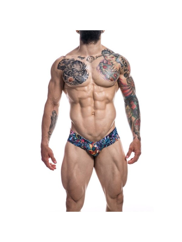 cut4men - slip tanga tatoo multicolor M