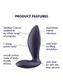 Plug Anal vibrant connecté Smartphone Satisfyer