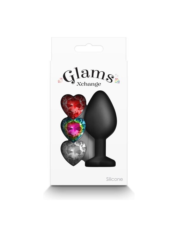 Glams plug silicone M pierres interchange