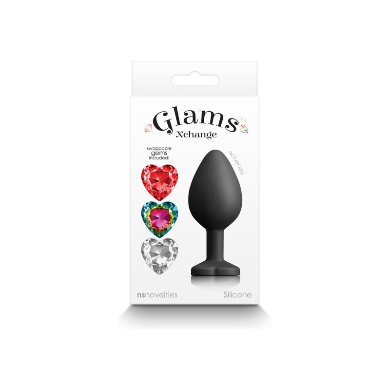 Glams plug silicone M pierres interchange