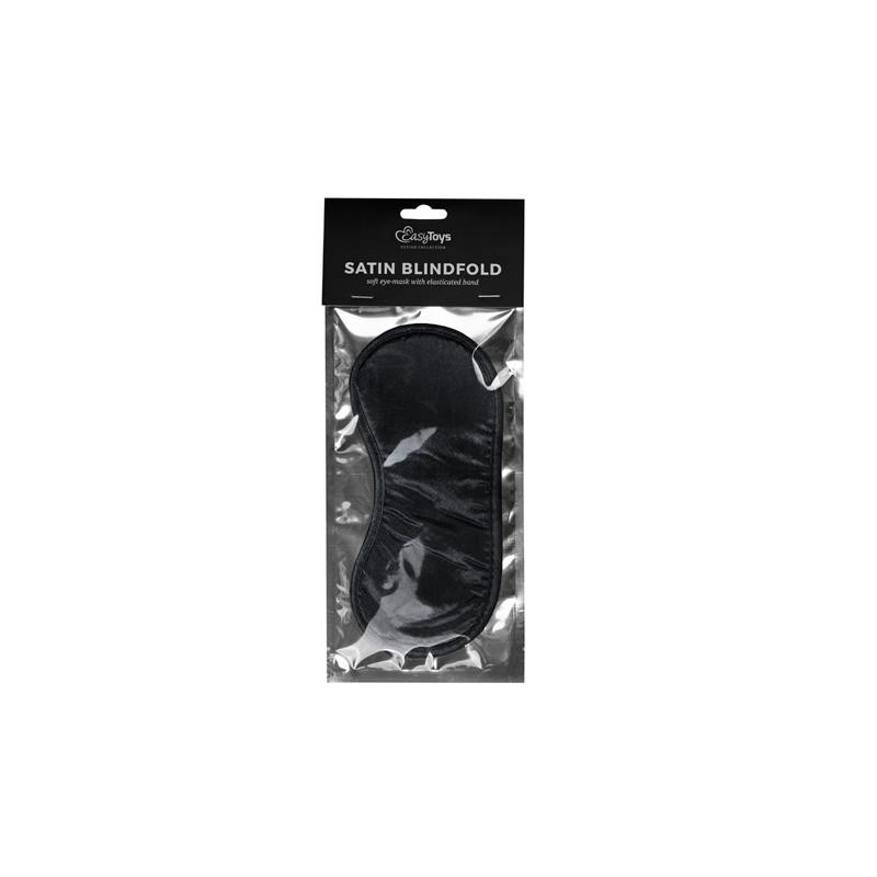 Masque BDSM satin noir