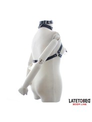 Harnais seins ouverts, baillons et pinces tetons