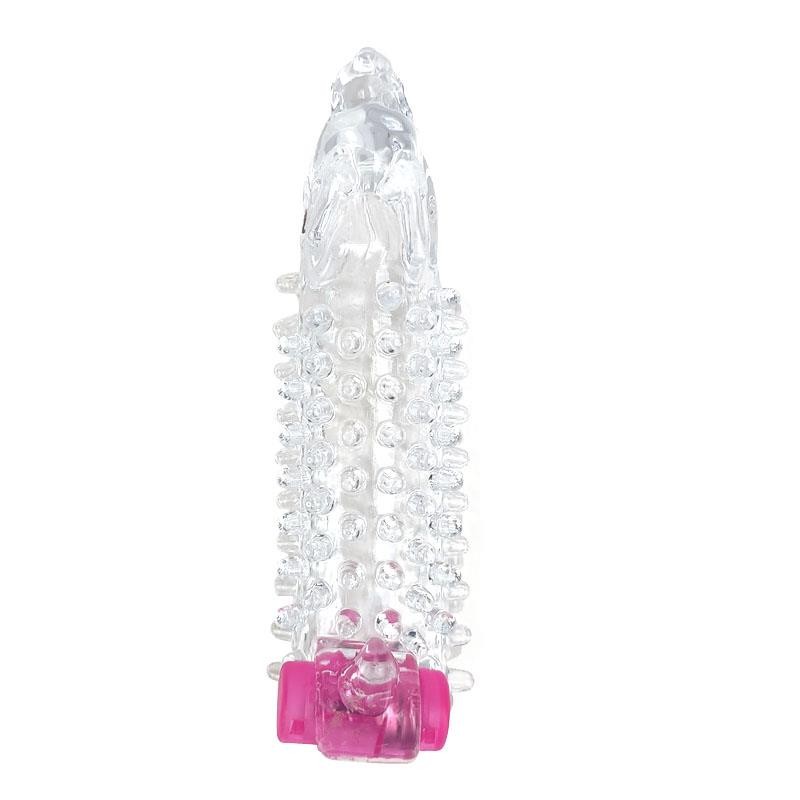 Etuit a pénis vibrant transparent