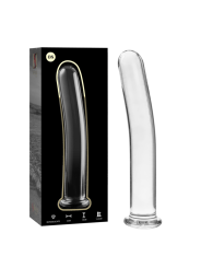 série nebula - modèle 8 gode borosilicate 14,5 x 2 cm transparent