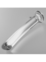 série nebula - modèle 8 gode borosilicate 14,5 x 2 cm transparent