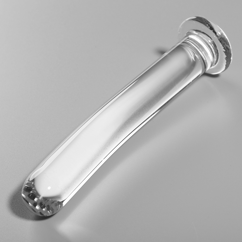 série nebula - modèle 8 gode borosilicate 14,5 x 2 cm transparent