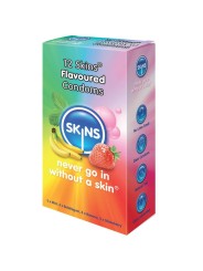 skins - preservatifs diverses saveurs 12 unités