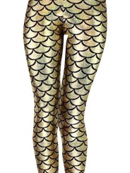 Legging ecailles dorées T-L
