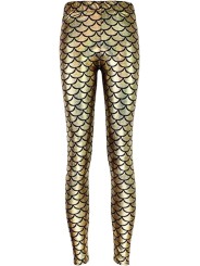 Legging ecailles dorées T-L