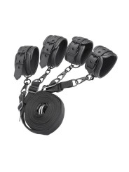 Ensemble de retenue de lit en cuir végétalien