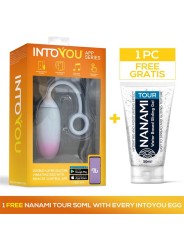 Oeuf avec APP Silicone Double Couche + Nanami Tour 50 ml Rose/Bleu