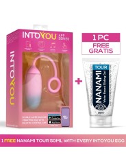 Oeuf avec APP Silicone Double Couche + Nanami Tour 50 ml Bleu/Violet