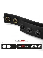 Anneau pénien réglable en silicone solide 15-21 cm