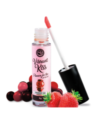 Gloss vibrant kiss chewing gum fraise