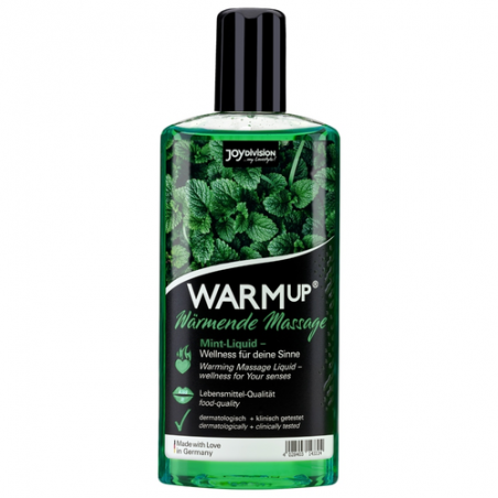 huile massage warmup menthe 150ml
