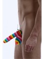Cache-sexe multicolore (TU)