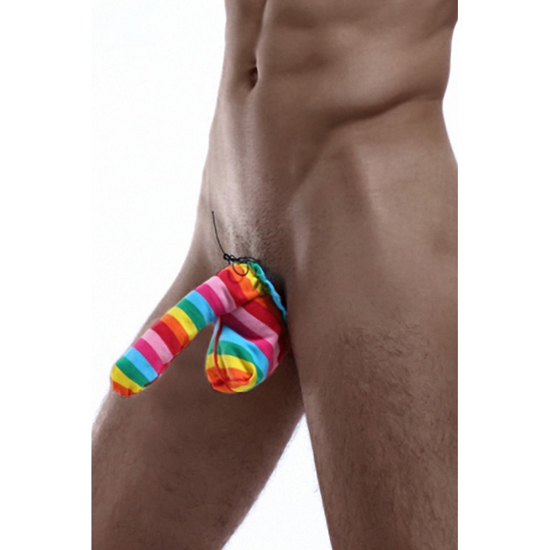 Cache-sexe multicolore (TU)