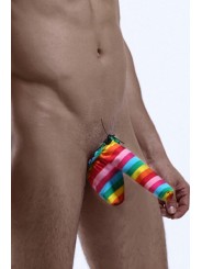 Cache-sexe multicolore (TU)
