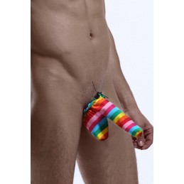 Cache-sexe multicolore (TU)